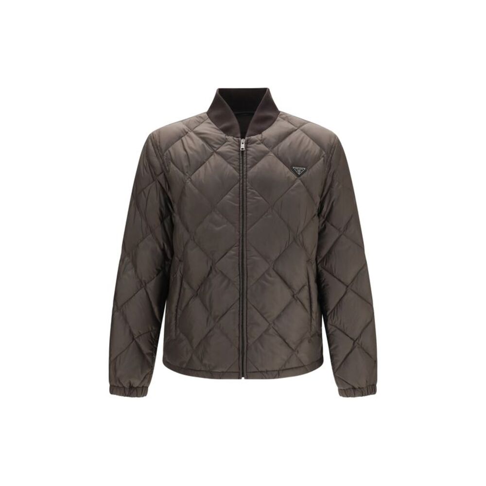 Prada Men Short Re-Nylon Down Jacket
